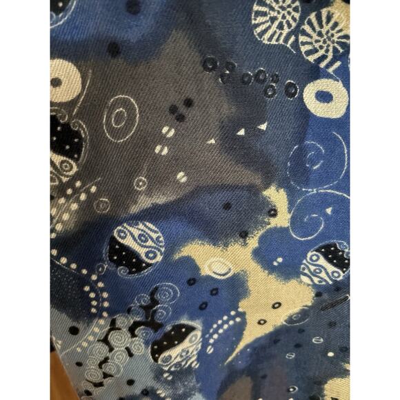 VTG Laurèl Escada Graphic Wool Tunic - EU 36 / US 6, Navy, Artsy Boho Lagenlook - Picture 11 of 11